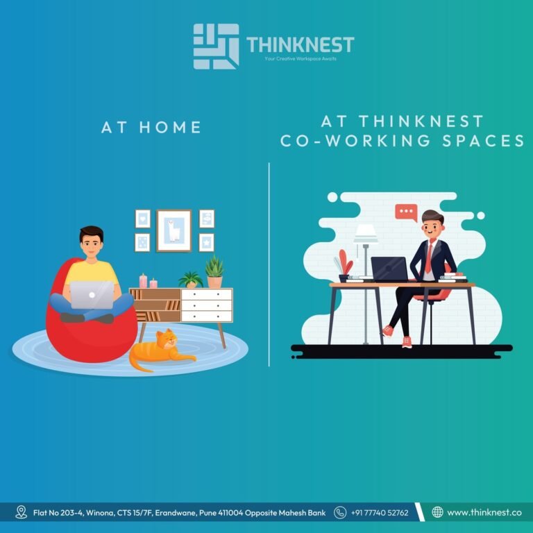 difference between remote work from home & co working space